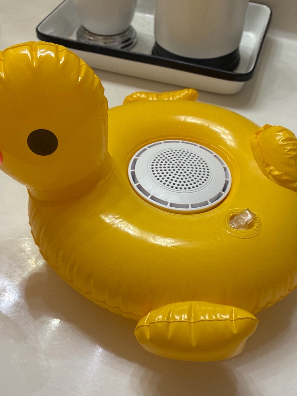 Yellow Inflatable Duck with Speaker - Home Party Supplies